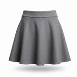 Zara Trafaluc Womens Gray Circle Skirt Classic Flared Design Size S