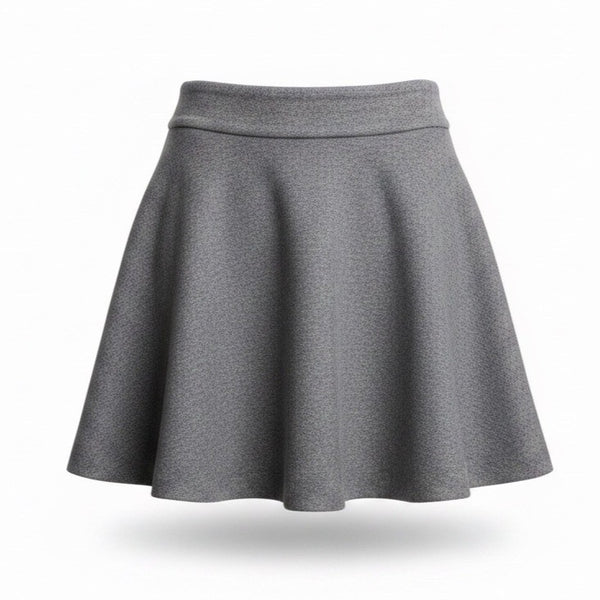 Zara Trafaluc Womens Gray Circle Skirt Classic Flared Design Size S