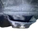 Nine & Co Women’s Black Nylon With Front Pockets Adjustable Strap Crossbody Bag