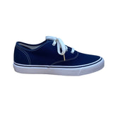 G.H. Bass & Co Women’s Navy Canvas Lace-Up Bass Happy Sneakers Size 10 M