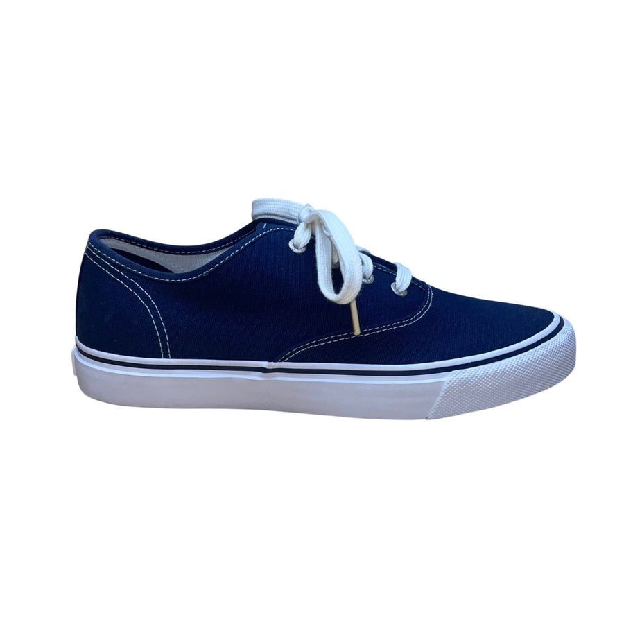 G.H. Bass & Co Women’s Navy Canvas Lace-Up Bass Happy Sneakers Size 10 M