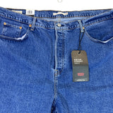 Levis Women Blue Ribcage Straight Ankle Jeans Super High Rise Sz 22W - New