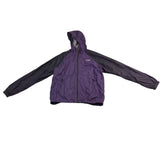 The North Face Mens Purple/Black Nylon Hooded Rain Jacket Size M