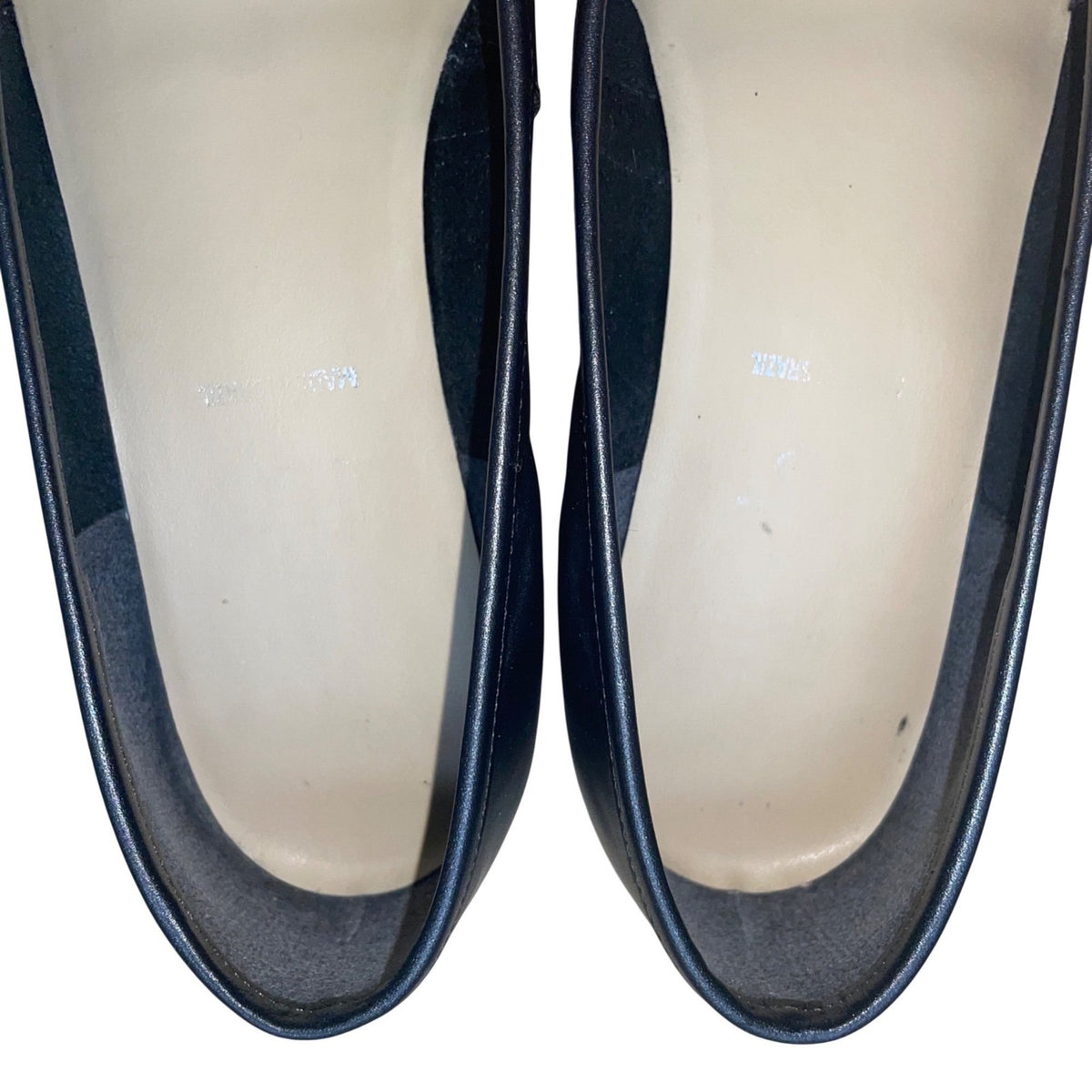 Nicole Women’s Gray Leather Slip On Square Toe Bing Loafers 7.5M