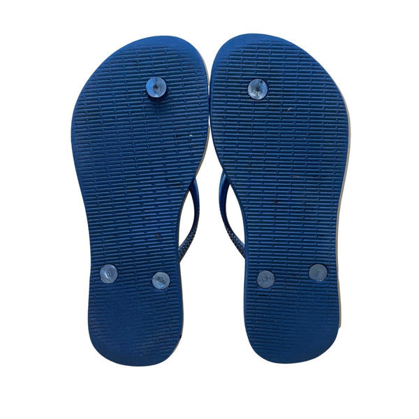 Havaianas Women’s Blue Foam Slim Flip Flops Sandals Size 4/5