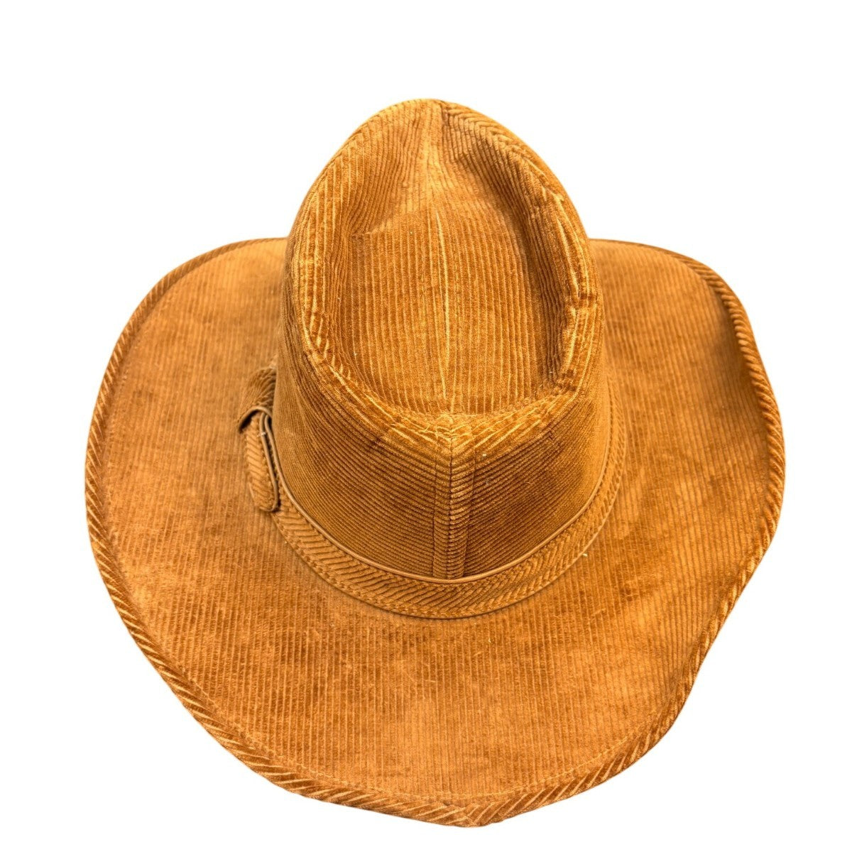 Resistol Mens Brown Corduroy Western Hat Self-Conforming Classic Cowboy Design