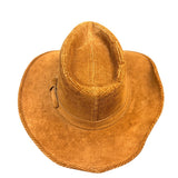 Resistol Mens Brown Corduroy Western Hat Self-Conforming Classic Cowboy Design