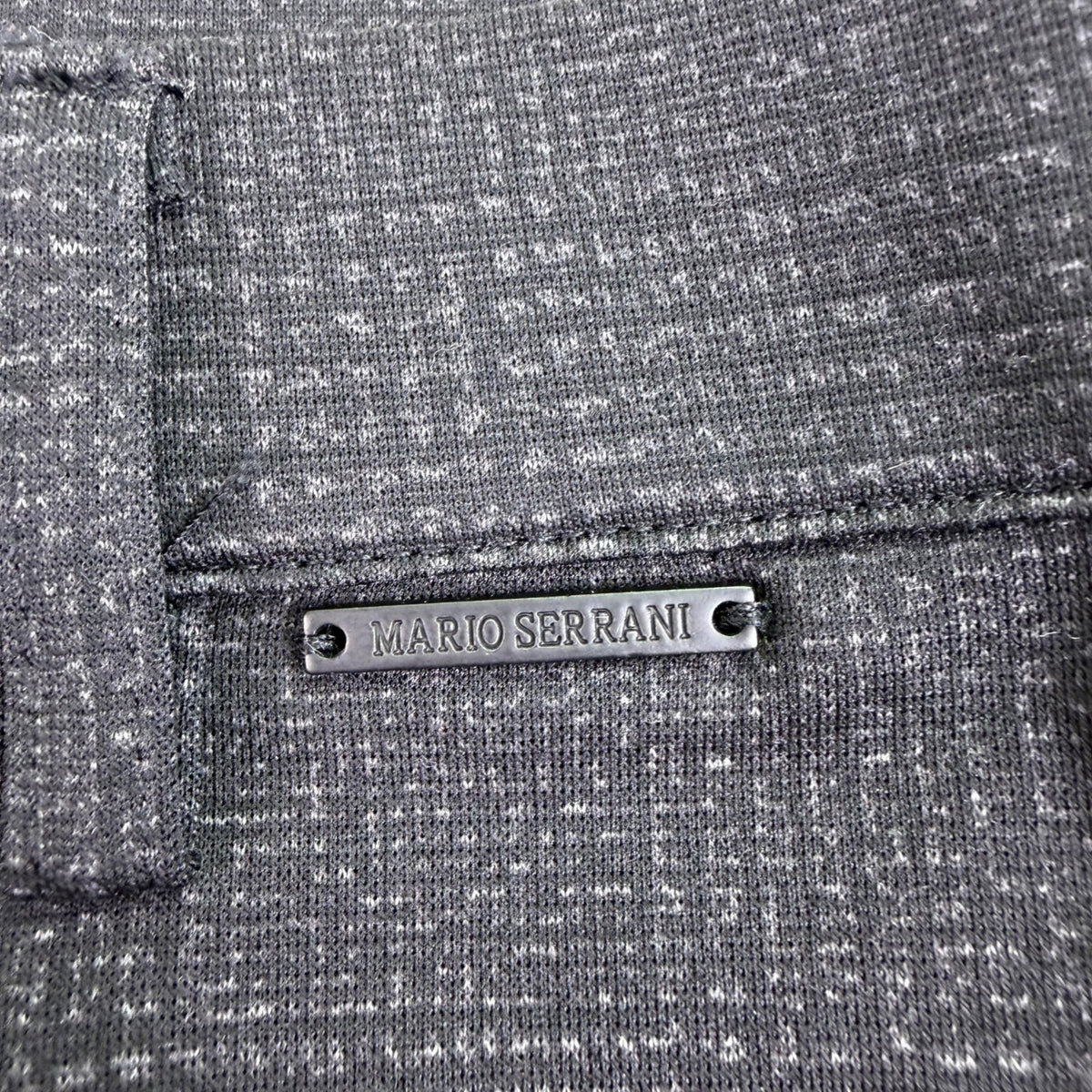 Mario Serrani Womens Black Polyester Blend Slim Fit Knit Legging Charcoal Plaid