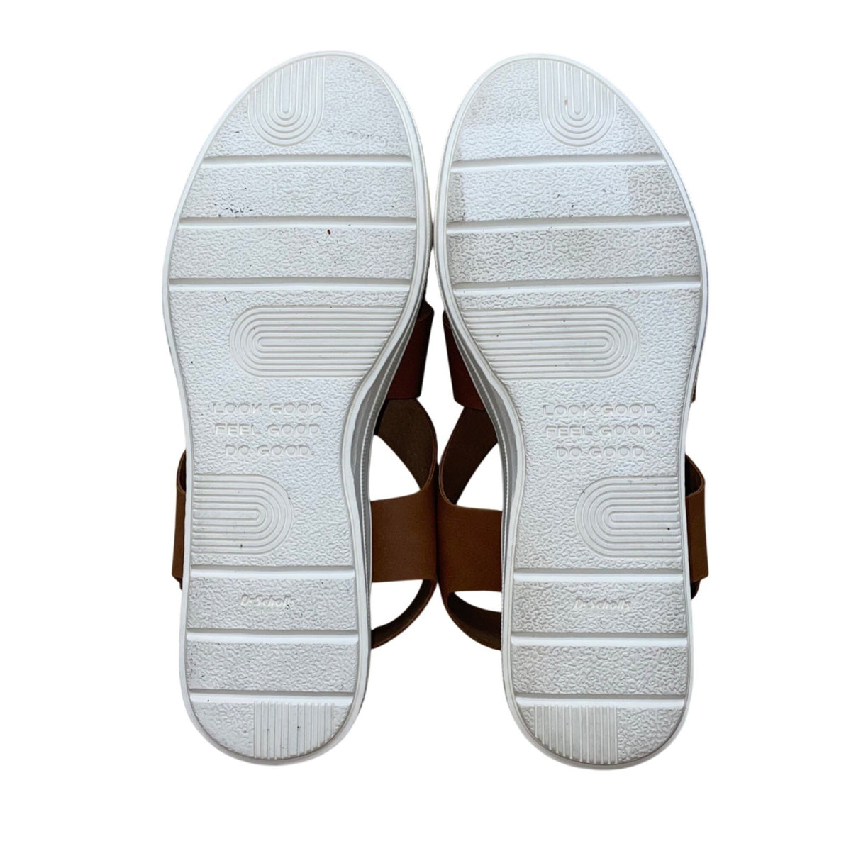 Dr. Scholls Women’s Brown Crisscross Strap Time Off Sea Sandals Size 8.5M