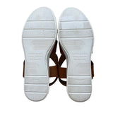 Dr. Scholls Women’s Brown Crisscross Strap Time Off Sea Sandals Size 8.5M