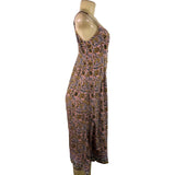 Superdry Womens Pink Viscose French Floral Cami Midi Dress Sz US 6 - New