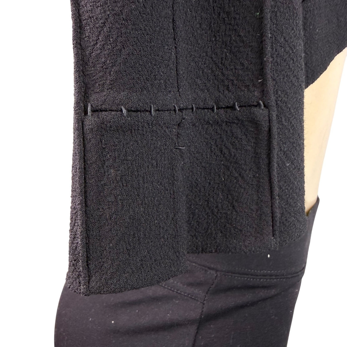 Chado Ralph Rucci Black Short Cropped Bolero Jacket Women Open Front
