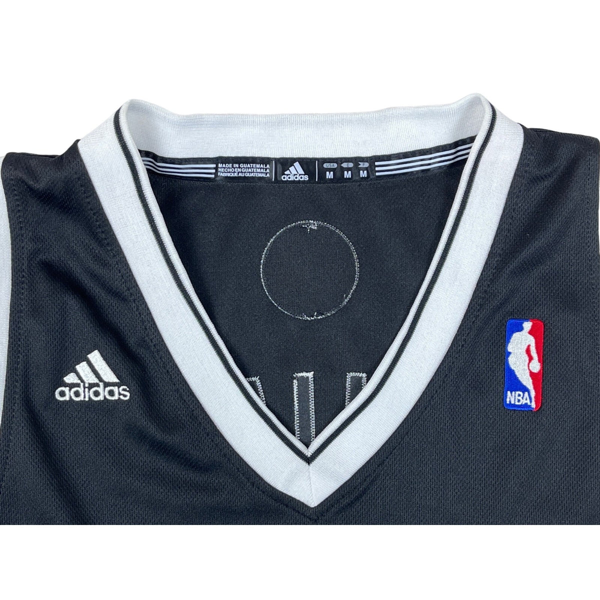 Adidas Deron Williams #8 Black Brooklyn Nets Basketball NBA Jersey Sz M