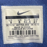 Nike Men’s Black & Blue High-Top Air Max Hyped Basketball Sneakers Size 9
