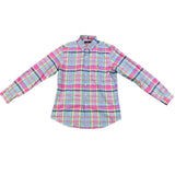 Ralph Lauren Mens Multi-Color Cotton Plaid Long Sleeve Button Down Shirt Size L