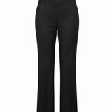 Lafayette 148 Black Wool & Elastane Womens Straight-Leg Trousers Size 12
