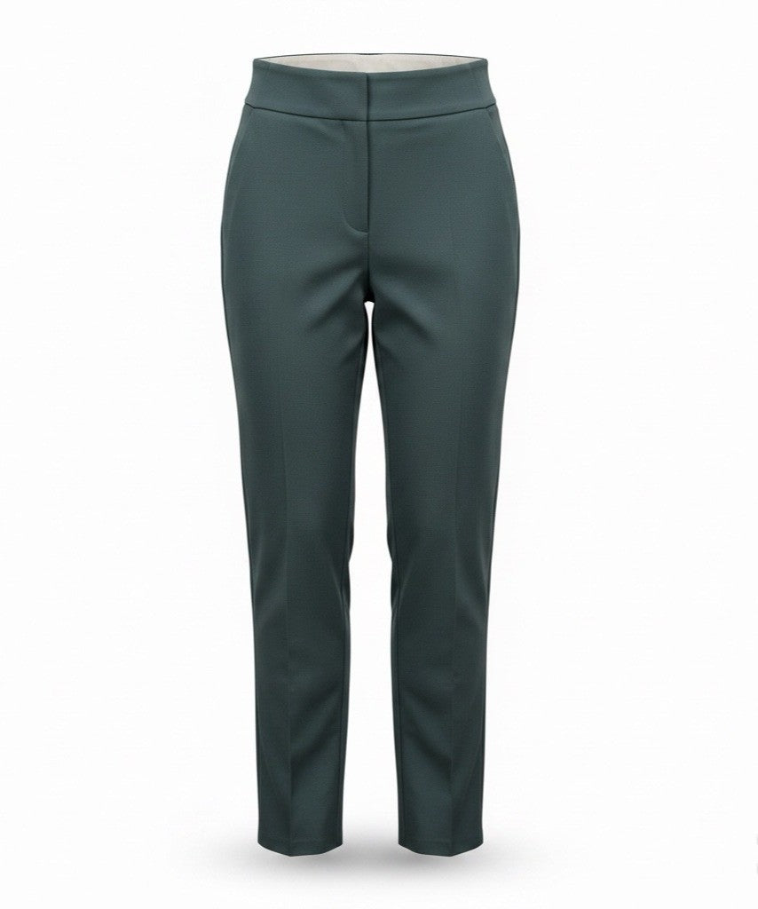 Athleta Womens Dark Green High-Waisted Slim Fit Pants Stretchy Size 2