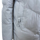 Bosideng Women's Gray Hooded Puffer Coat Long Length Winter Outerwear Sz 2