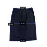 Calvin Klein Womens Black Pencil Skirt For Polished Workwear Size 6