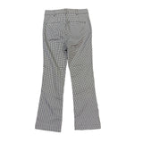 Gap Womens Black & White Houndstooth High-Rise Kick Fit & Stretch Pants Size 4