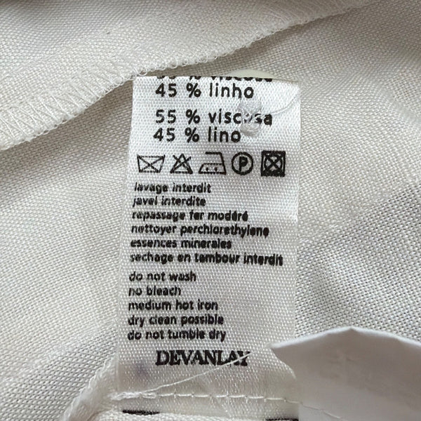 Lacoste Womens White Sleeveless Safari Vest Jacket With Pockets Size 38