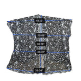 Dreamkeeper Collection Womens Black Sheer Kimono Stars Embellished Open Front OS