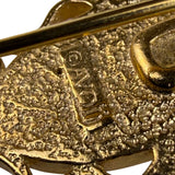 Avon Womens Gold Tone Cameo Stick Pin Faux Pearls Oval Design