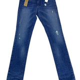 Paige Premium Denim Womens Blue Distressed Skinny Jeans Size 28 - New