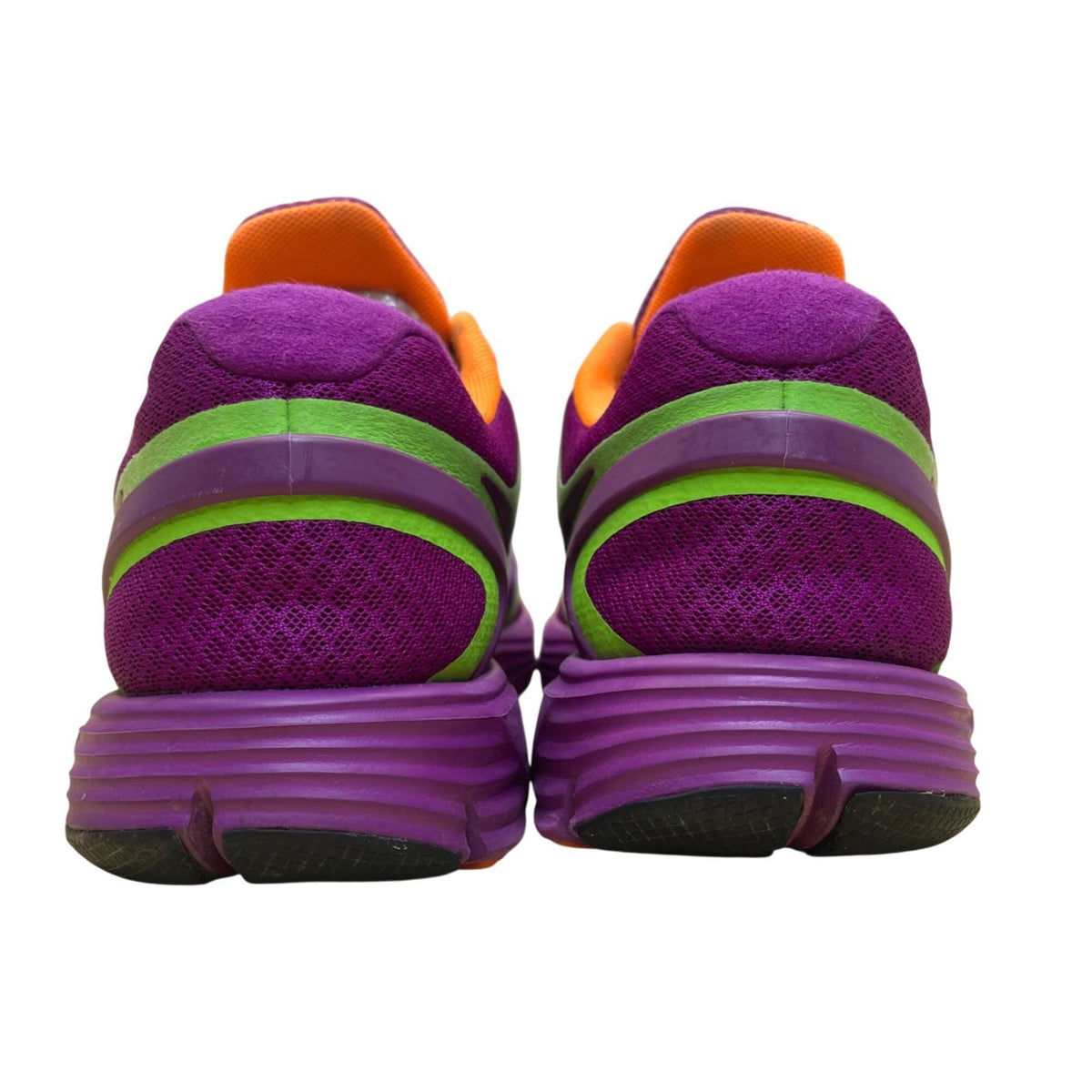 Nike Mens Purple & Green Mesh Fitsole 3 TBO Lunarlon Running Shoes Size 9