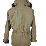 Andrew Marc Womens Quilted Hooded Jacket W/Faux Fur Trim Winter Coat Sz XS - New