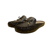Aerosoles Women’s Black Leather Slip-On Moccasins Cody Moccasin Mules Size 7M