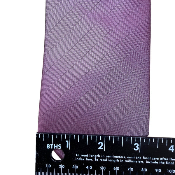 Tie Bar Mens Pink 100% Silk Necktie Stain Resistant Elegant Formal Wear