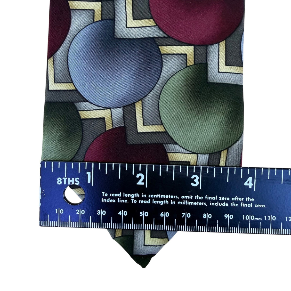 J. Garcia Mens Multicolor Geometric 100% Silk Tie Hand Sewn In U.S.A. Art-Inspir