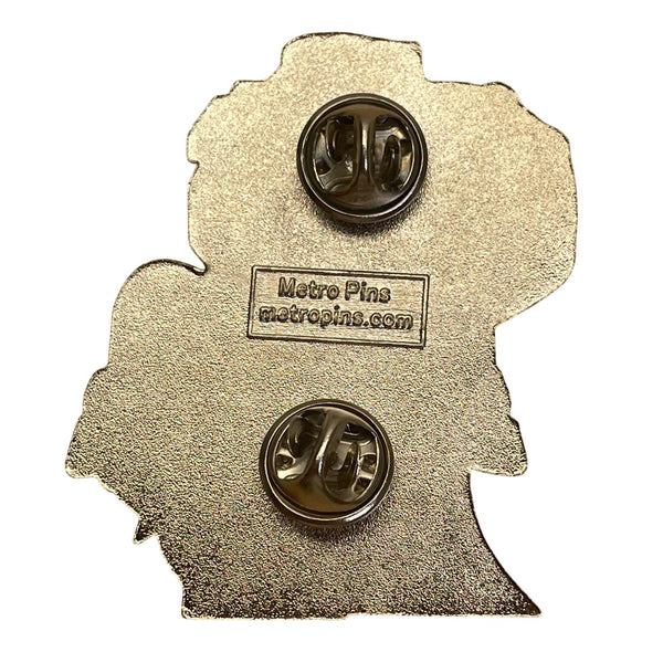 The Players Edge Sluggers Cooperstown 2012 Pin Michigan Shape Baseball Design By