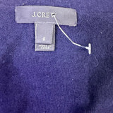 J. Crew Womens Navy Cardigan Sweater Button Up Lightweight Pocketed Size S
