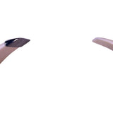 Resin & Metal Womens Beige Bangle Bracelet Hinged Clasp Modern Polished Design