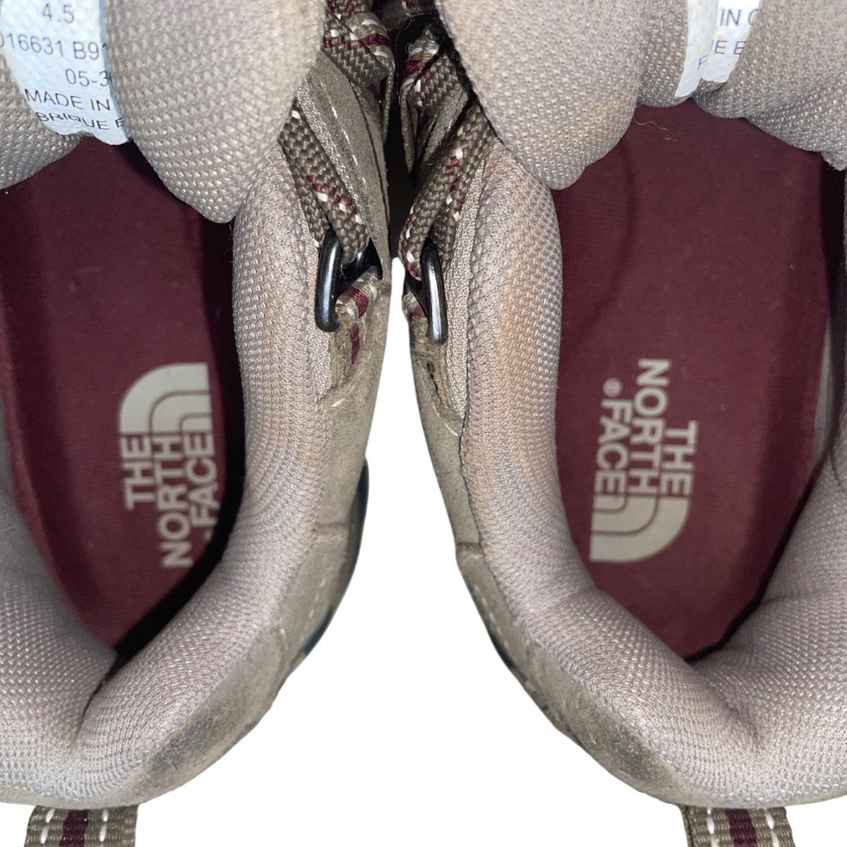 The North Face Women’s Gray Suede & Mesh X2 Trail Hiking Shoes Size 7