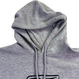 Reebok Grey Logo Hoodie Men’s Comfortable & Stylish Long Sleeves Size M