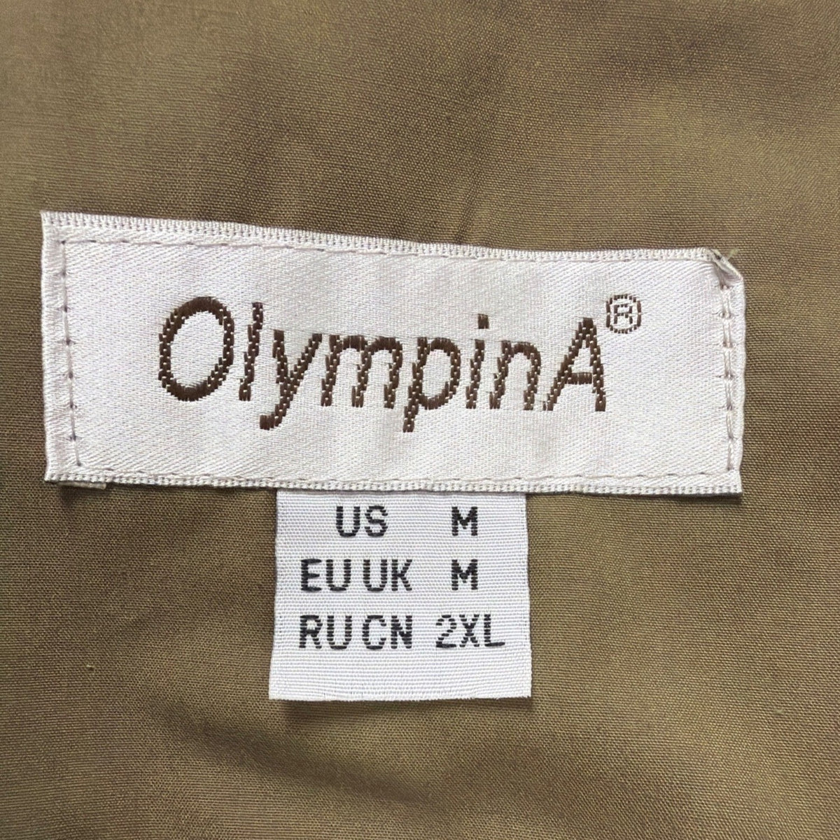 Olympina Mens Olive Green Multi-Pocket Outdoor Fishing Utility Vest Size M