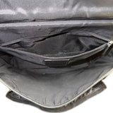 Coach Men’s Black Leather Adjustable Strap Turn Lock Barclay Briefcase Bag