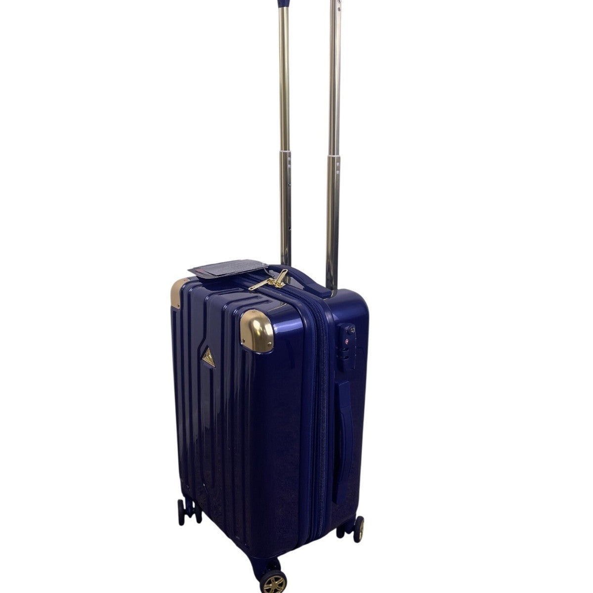 Triforce Unisex Blue Aluminum 2-Piece Luggage Set With Spinner Wheels & TSA Lock