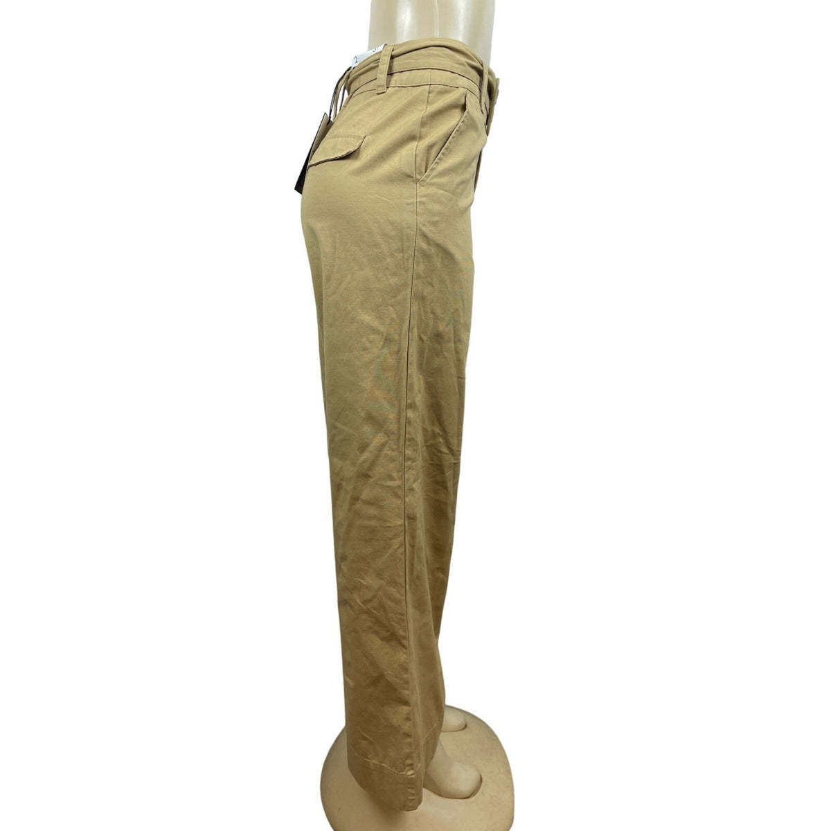 Who What Wear Women's Brown Wide Leg Khakis Sz 2 - NWT