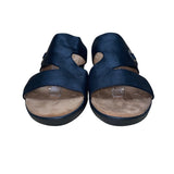 Easy Spirit Women’s Black Cushioned Footbed Kaitrin Wedge Sandals Size 10M