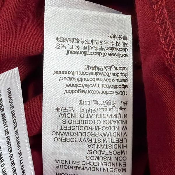 Calvin Klein Men’s Red Cotton Logo Print T-Shirt Size M - New