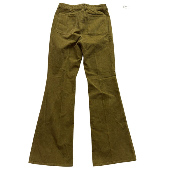 J.Crew Women’s Golden Corduroy Flare Jeans High Waist Size 29T - New