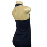 Bailey44 Women’s Navy Blue Haltered Loose Fit Shirt Sz S