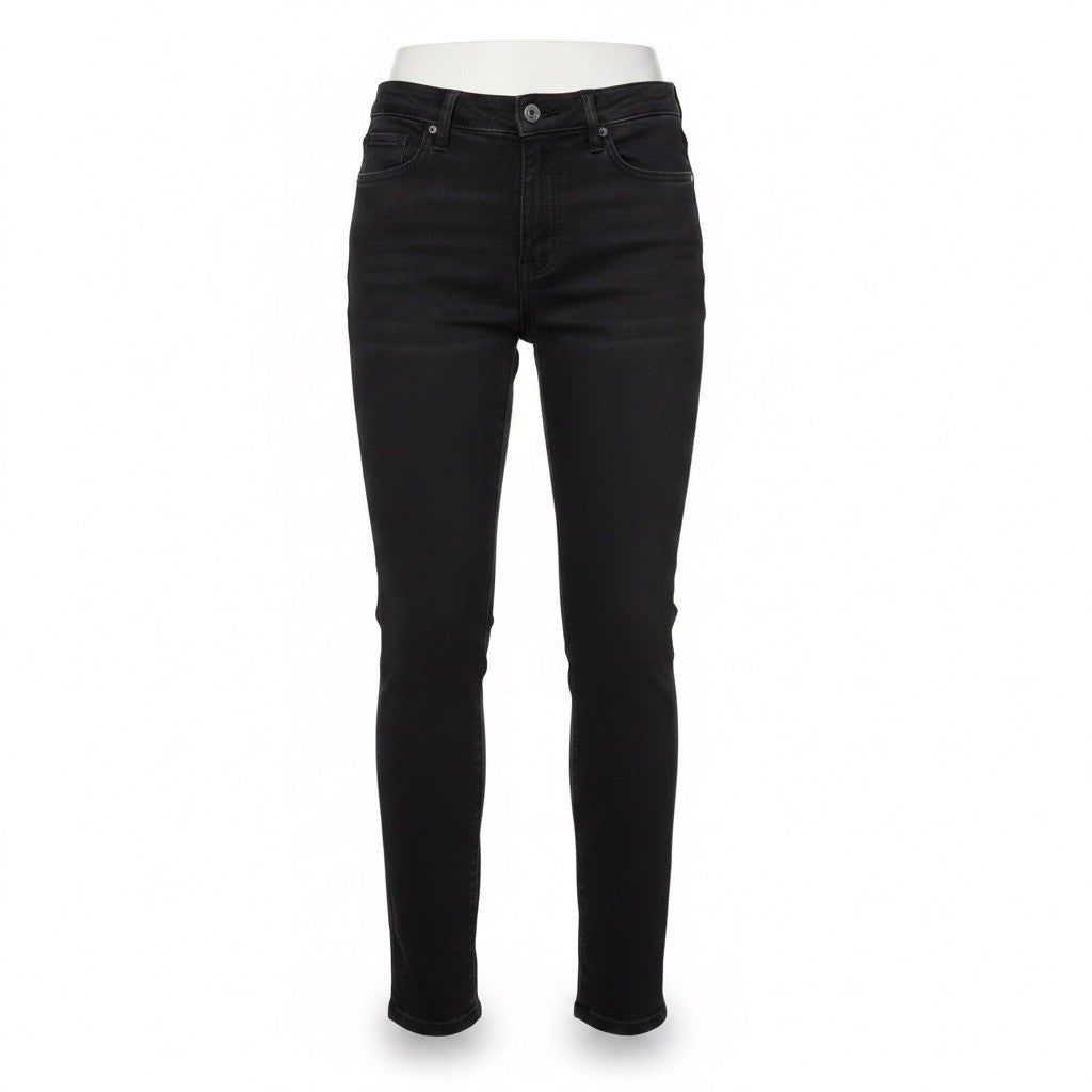 American Eagle Womens Black Super Stretch Denim Skinny Jeans Size 10 