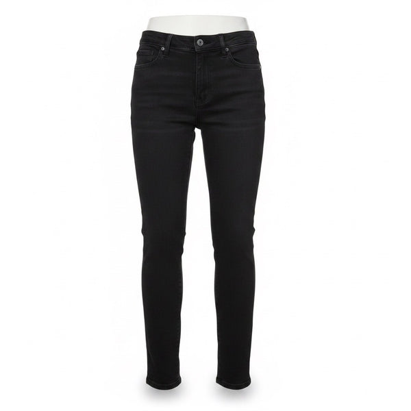 American Eagle Womens Black Super Stretch Denim Skinny Jeans Size 10 