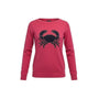Talbots Womens Pink Crab Graphic Sweater Pullover Casual Knit Size XL