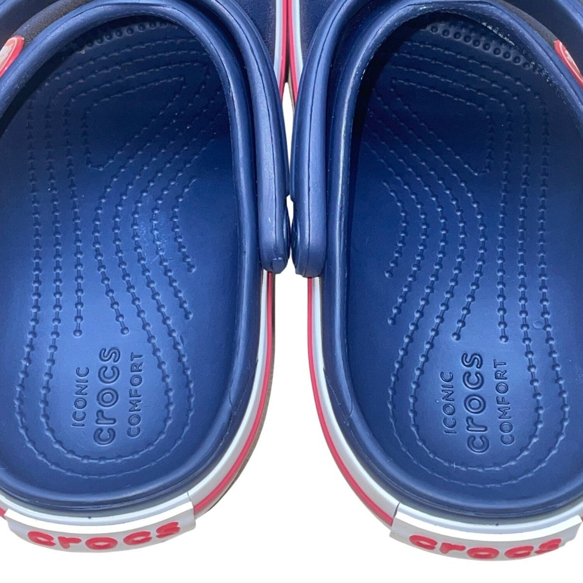Crocs Kids Navy Blue Classic Rubber Clog Sandals Size C10